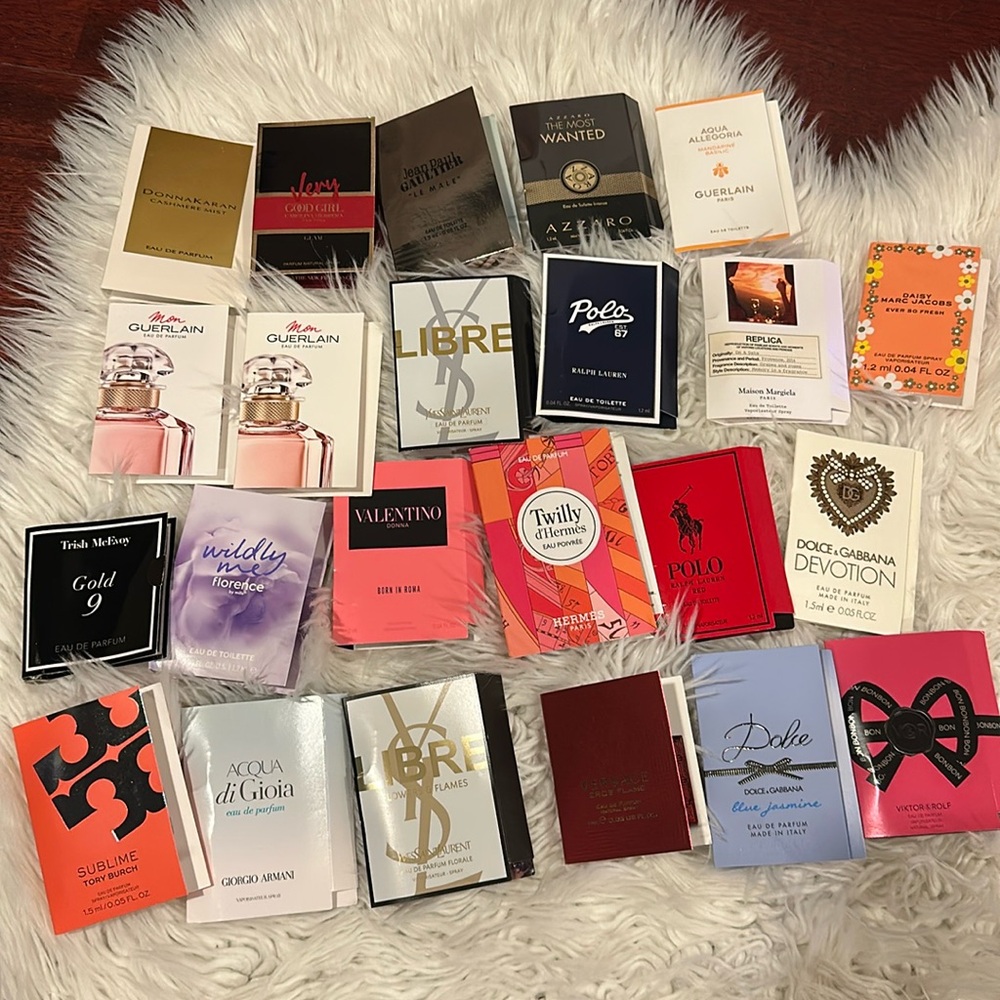 23 high end mixed samples fragrance